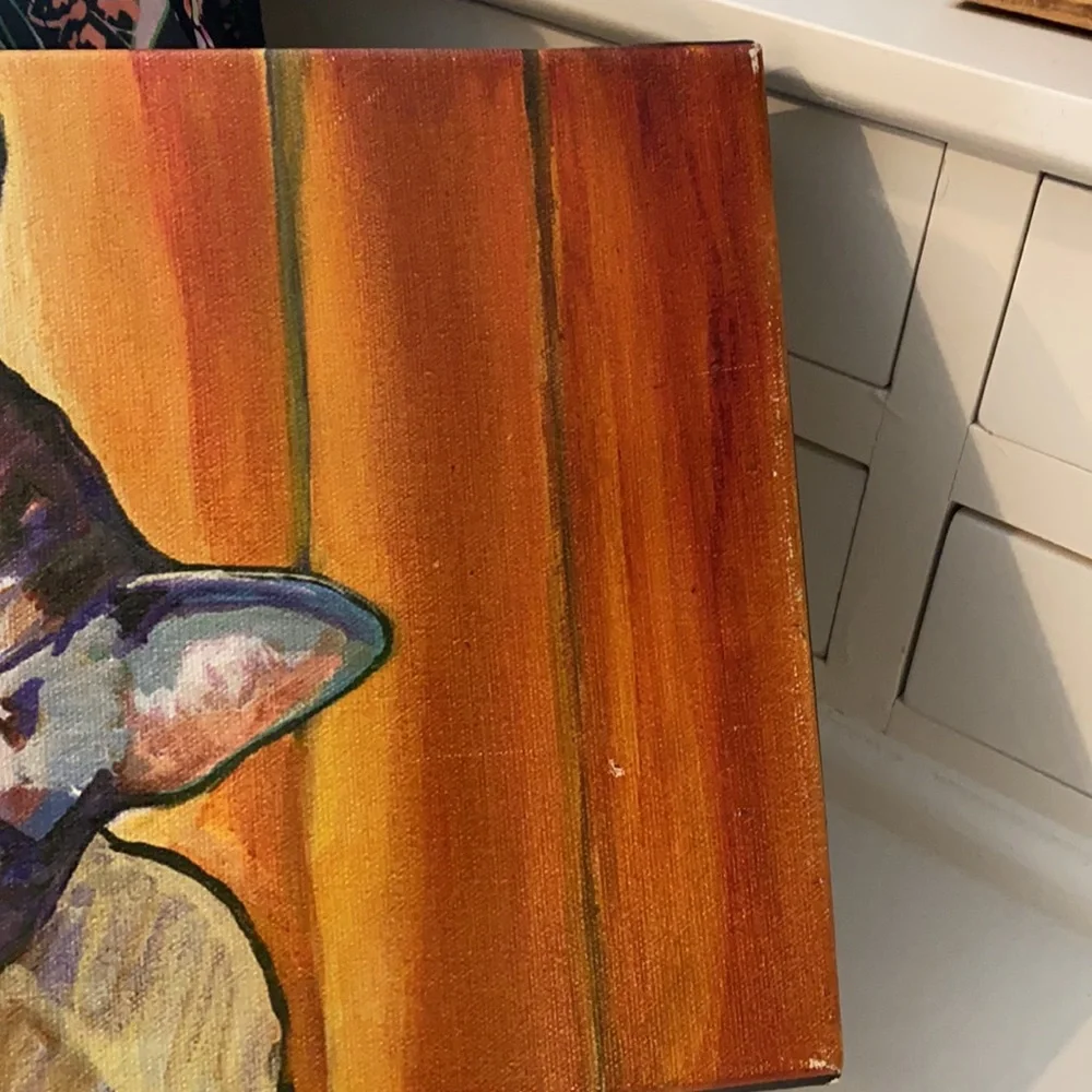 KITTY ON CANVAS